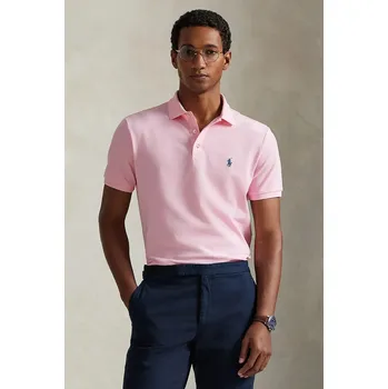 Pánské tričko Polo tričko Polo Ralph Lauren 710941439 růžová 30X, vel. XXL