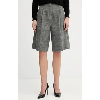 Dámské oblečení Šortky s příměsí lnu United Colors of Benetton 4Z8ED902H šedá 90X, vel. 36