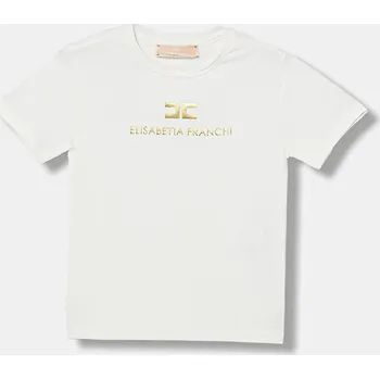 Dětské tričko Elisabetta Franchi EFTS260.0.JE006.98.128 béžová 02X, vel. 128