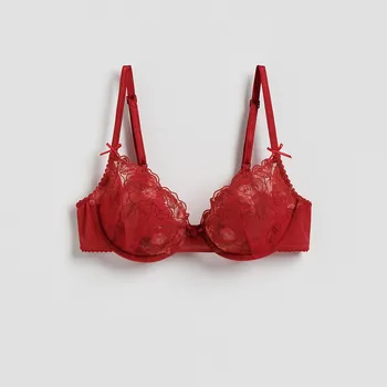 Podprsenka Reserved - Podprsenka s kosticemi a měkkými košíčky - červená - 717HQ-33X - 717HQ-33X-80D