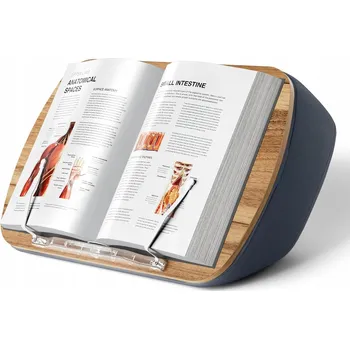 SHUOSUO Stojan na knihy Polštář pro notebook a tablet Šedý