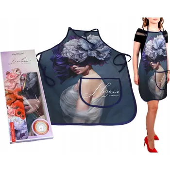 Kuchyňská zástěra Kuchyňská zástěra - L. Lozano, Květiny na hlavě (CARMANI)