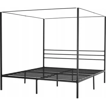 Postel Kovová postel Vevor 190x200 cm černá