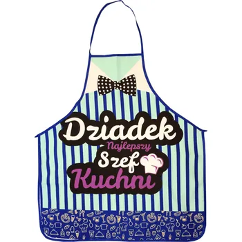 Kuchyňská zástěra SADA ZÁSTĚRA + CHŇAPKA DĚDA ŠÉFKUCHAŘ