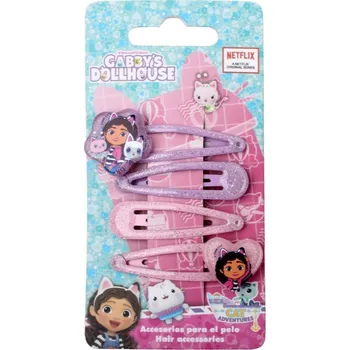 Ozdoba do vlasů Gabby's Dollhouse Hair Accessories sponky do vlasů pro děti 4 ks