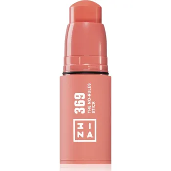 Přípravek na oči 3INA The No-Rules Stick multifunkční tužka na oči, rty a tváře odstín 369 - Brown Pink 5 g
