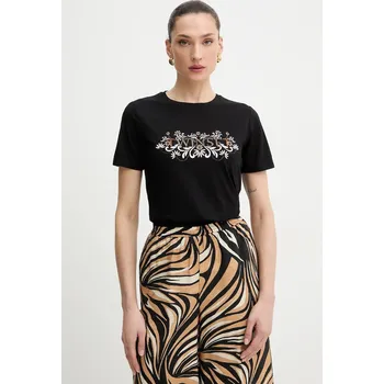 Pánské tričko Tričko Twinset 261LB2NFF černá 99X, vel. XL