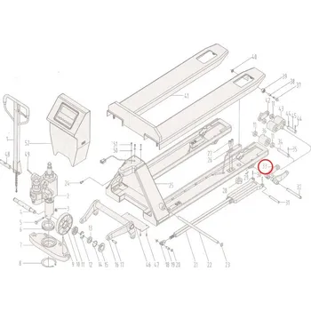 Paletový vozík Šroub MV2033