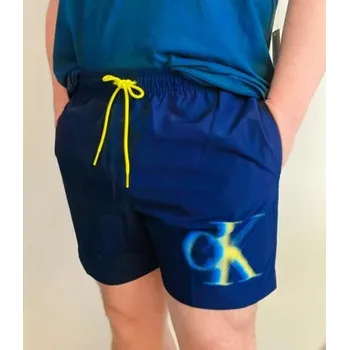 Pánské plavky Pánské plavky Calvin Klein KM0KM00800 modrá XXL
