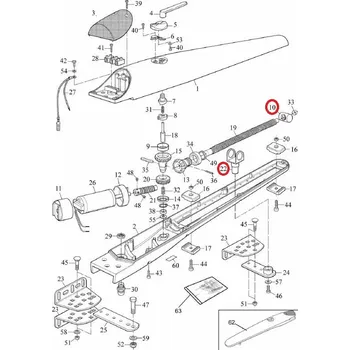 NICE MHOUSE RMHWG2002 set vidlice + matice šroubovice pro WG1