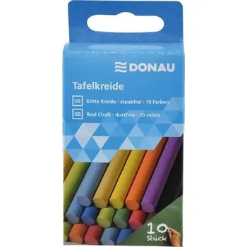 Kresba Školní křídy Donau, barevné, 10 ks