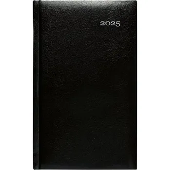Diář Týdenní kapesní diář 2025 Kronos - černý