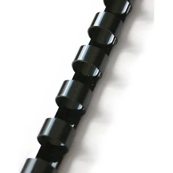 Vázací hřbet Plastové hřbety Office Products - 16 mm, černé, 100 ks