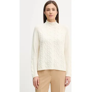 Dámské oblečení Kašmírový svetr United Colors of Benetton 10K1D204G béžová 01X, vel. XS