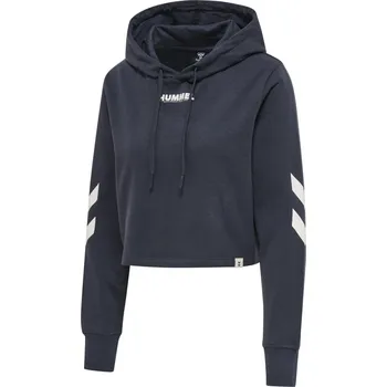 Dámská mikina Mikina s kapucí Hummel LEGACY WOMAN CROPPED HOODIE 212561-7429 Velikost S