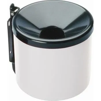 Meva 2355B popelník nástěnný průměr 90mm bílo/černý