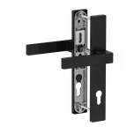 KOVIAN, s.r.o. Hliníková sada se štítem klika/klika, RAL9005 matná