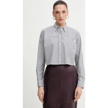 Pánská košile Bavlněná košile MICHAEL Michael Kors MR640XNKLV černá 99A, vel. M