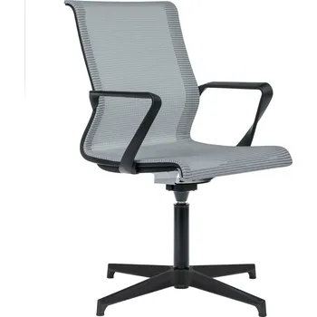 Konferenční židle 7750 EPIC-Conference-Black-net09-šedá (konferenční židle se středně vysokým opěrákem)