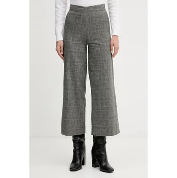 Dámské kalhoty Kalhoty s příměsí lnu United Colors of Benetton 4Z8EDF0B9 šedá 90X, vel. 42