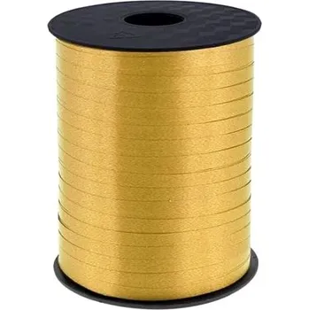 Vánoční dekorace GODAN Stuha zlatá - 5 mm × 458 m