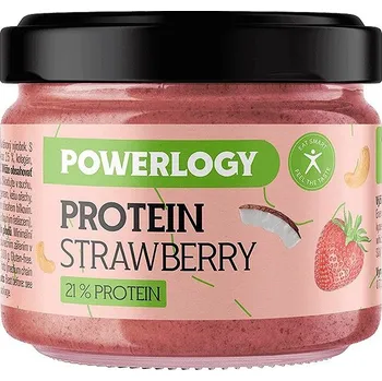 Cukrovinka Powerlogy Protein Strawberry Cream 300 g