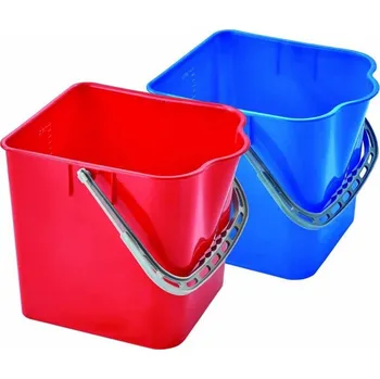 Úklidový vozík Úklidové vědro červené a modré - 17 l k úklidovému vozíku