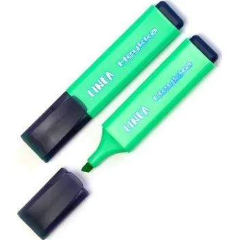 Zvýrazňovač Zvýrazňovač Heykka Linea - světle zelený, 10 ks