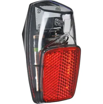 Cyklosvítilna Světlo zadní diodové bateriové UN-4305 na blatník čiré