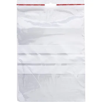 Sáček na potraviny Rychlouzavíratelné sáčky Q-Connect - 17 x 23 cm, 100 ks, s pruhy