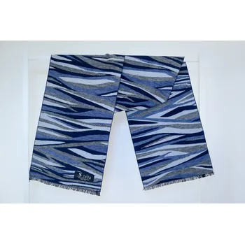 Šála Šála z česaného hedvábí žíhaná, HEDVÁBNÝ SVĚT