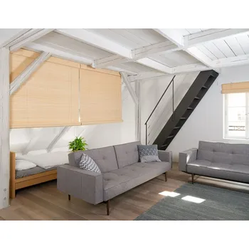 Roleta Vingo Rozbalená zatemňovací bambusová roleta přírodní se skrytým mechanismem Šířka rolety: 120 cm, Rozvin rolety: 250 cm