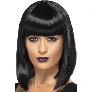 Karnevalová paruka Smiffys.com Paruka mikádo černá