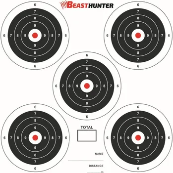 Vzduchovka Terč vzduchovkový BeastHunter 5-terčíků 17x17cm 100ks