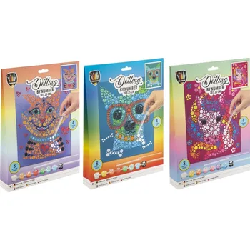 omalovánky Malování pomocí teček a čísel 20x25 cm