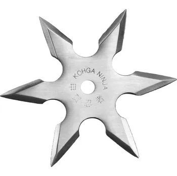 Vrhací hvězdice Hvězdice NINJA chrom 6 cípů