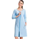 Dámský župan na zip model 214 Luna Barva/Velikost: modrá / L/XL