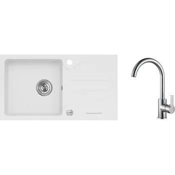 Granitový dřez Alveus SET Galapagos 30 /11 + BATERIE TONIA CHR + 5 % sleva v košíku s kódem SLEVA5