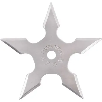 Vrhací hvězdice Hvězdice NINJA chrom 5 cípů