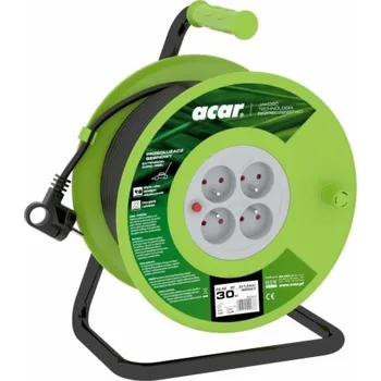 Prodlužovací kabel Acar Reel 30m černý