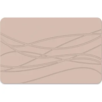 Koupelnová předložka Bezdoteku Křemelinová předložka do koupelny červená 60x39