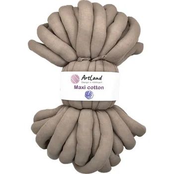 Příze Maxi-Cotton - Příze na pletení rukama Maxi-Cotton Taupe Béžová