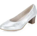 Dámská Dámské lodičky RIEKER 44650-90 stříbrná S6 44650-90 SILVER/PLATINUM F/S6 39