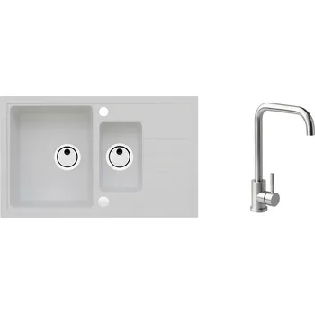 Granitový dřez Alveus SET Intermezzo 70/11 + BATERIE ANGEL + 5 % sleva v košíku s kódem SLEVA5