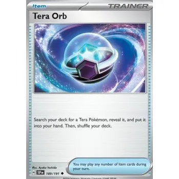 Karetní hra Pokémon SSP 189/191 Tera Orb - Surging Sparks Stav: Near Mint, Verze: NORMAL