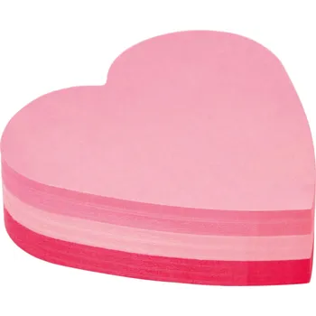 Samolepící bloček Samolepicí bloček Post-it Super Sticky s výsekem srdce - 76 x 76 mm,