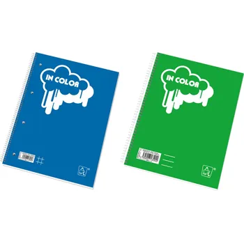 Kroužkový blok College A4, linkovaný - děrovaný, 50 listů