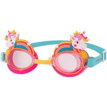 Spokey PLAYA Dětské plavecké brýle s nastavitelným nosníkem, jednorožec