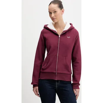 Pánská mikina Mikina Hollister Co. KI352.5204.520 burgundské 93X, vel. XL