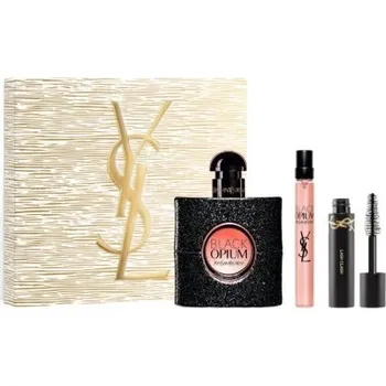 Kosmetická sada Yves Saint Laurent Opium Black Dárková sada Parfémovaná voda EDP 50ml + řasenka 2 ml + Parfémovaná voda EDP 10ml
